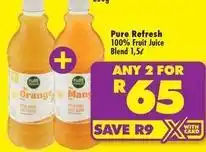 Shoprite 100% fruit juice blend offer