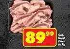 Shoprite Lamb breast pieces offer