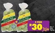 Shoprite Econo - class 1 pears offer
