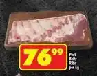 Shoprite Pork belly ribs offer