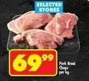 Shoprite Pork braai chops offer