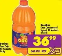Shoprite Brookes - oros concentrated squash offer