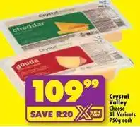 Shoprite Crystal valley - cheese offer