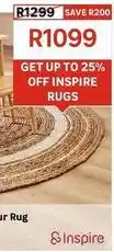 Leroy Merlin Inspire jute nour rug white 150cm 81456936 offer