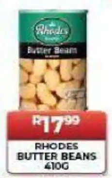 Siyaya Cash & Carry - Best Buy Rhodes Butter Beans offer