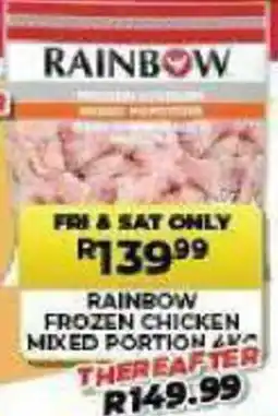 Siyaya Cash & Carry - Best Buy Rainbow Frozen Chicken Mixed Portion offer