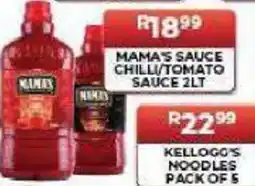 Siyaya Cash & Carry - Best Buy Mama's Sauce Chill/Tomato Sauce offer