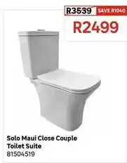 Leroy Merlin Solo maui close coupled toilet suite offer