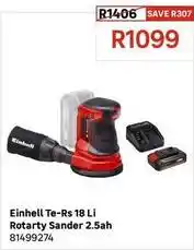 Leroy Merlin Einhell - te-rs 18 li rotarty sander 2.5ah offer