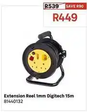 Leroy Merlin Extension reel 1mm digitech 15m offer
