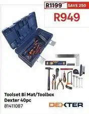 Leroy Merlin Dexter - toolset bi mat/toolbox 40pc offer