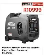 Leroy Merlin Gentech - 3500w sine wave inverter electric start generator offer