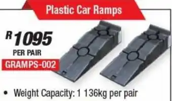 Adendorff Machinery Mart Plastic Car Ramps 1 136kg offer