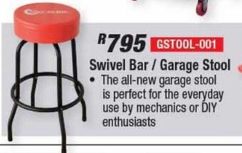 Adendorff Machinery Mart Swivel Bar/ Garage Stool offer