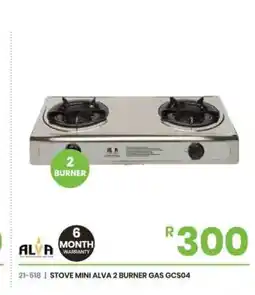 Fair Price STOVE MINI ALVA 2 BURNER GAS GCS04 offer