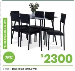 Fair Price DINING SET BURSA 7PC offer