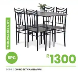 Fair Price DINING SET CAMILLA 5PC offer