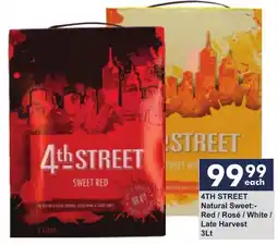 President Liquor 4th STREET Natural Sweet- offer
