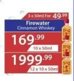 Big Save Liquor Firewater Cinnamon Whiskey offer