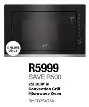 Bosch 25L Built in Convection Grill Microwave Oven