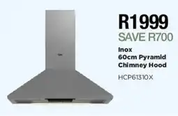 House & Home Inox 60cm Pyramid Chimney Hood offer