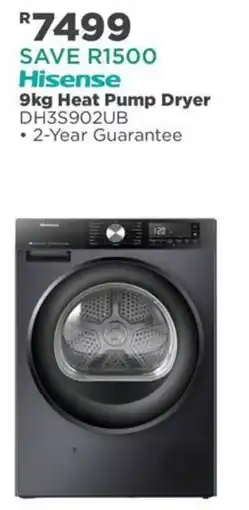 House & Home Hisense 9kg Heat Pump Dryer offer
