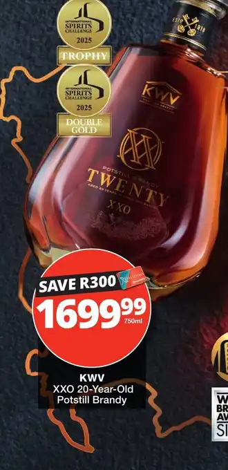 KWV XXO 20-Year-Old Potstill Brandy