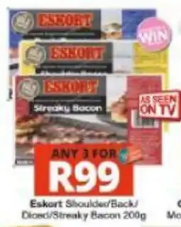 Checkers Eskort Streaky Bacon offer