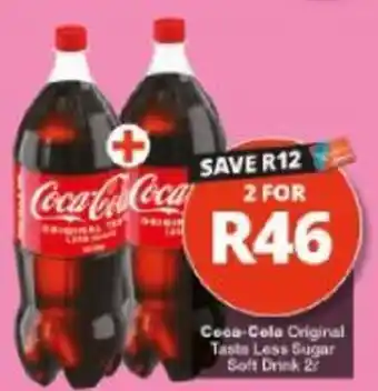 Checkers Coca-Cola Original Taste Less-Sugar Soft Drink offer