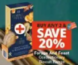 Checkers Forage And Feast Confectionery Biscuit Range offer