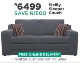 House & Home Sicilly Sleeper Couch offer