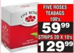 Advance Cash n Carry Five Roses Teabags offer