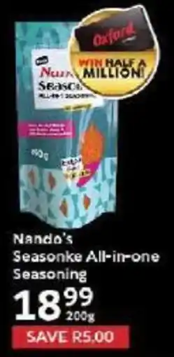 Oxford Freshmarket Nando's Seasonke All-in-one Seasoning offer
