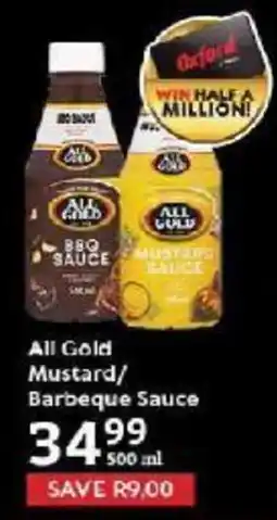 Oxford Freshmarket All Gold Mustard/Barbeque Sauce offer