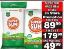 Advance Cash n Carry Super Sun Maize Meal offer