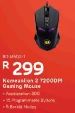 Computer Mania Nemeanlion 2 7200DPI Gaming Mouse offer