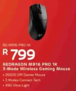Computer Mania REDRAGON M916 PRO 1K 3-Mode Wireless Gaming Mouse offer