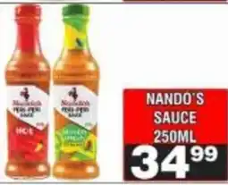 Advance Cash n Carry Nando's Sauce offer