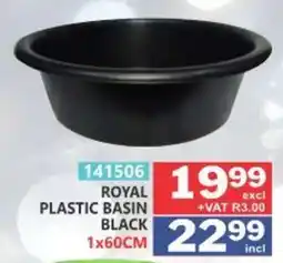 Arrow Cash And Carry ROYAL PLASTIC BASIN BLACK offer