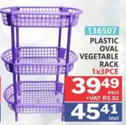 Arrow Cash And Carry PLASTIC OVAL VEGETABLE RACK offer