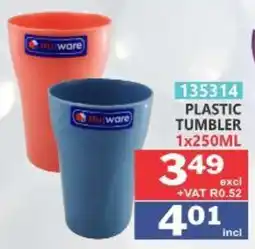 Arrow Cash And Carry Plastic Tumbler nuware offer