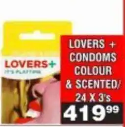 Advance Cash n Carry Lovers+ Condoms Colour & Scented offer