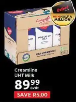 Oxford Freshmarket Creamline UHT Milk offer