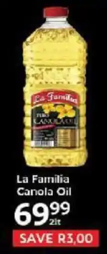Oxford Freshmarket La Familia Canola Oil offer