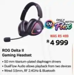 Computer Mania ROG Delta II Gaming Headset offer