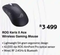 Computer Mania ROG Keris II Ace Wireless Gaming Mouse offer