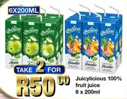 Take 'n Pay Juicylicious 100% fruit juice offer