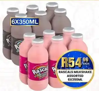 Take 'n Pay Rascals Milkshake Assorted offer