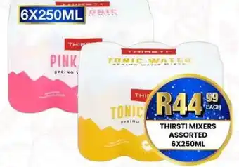Take 'n Pay Thirsti Mixers Assorted offer