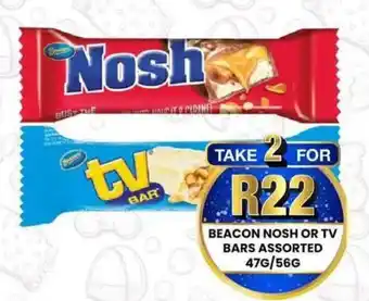 Take 'n Pay Beacon Nosh or TV Bars Assorted offer